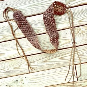 3 for $20 DKNY Braided Leather Belt, Large